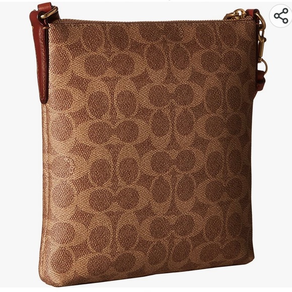 COACH Kitt Signature Coated Canvas Crossbody Bag - Picture 2 of 12